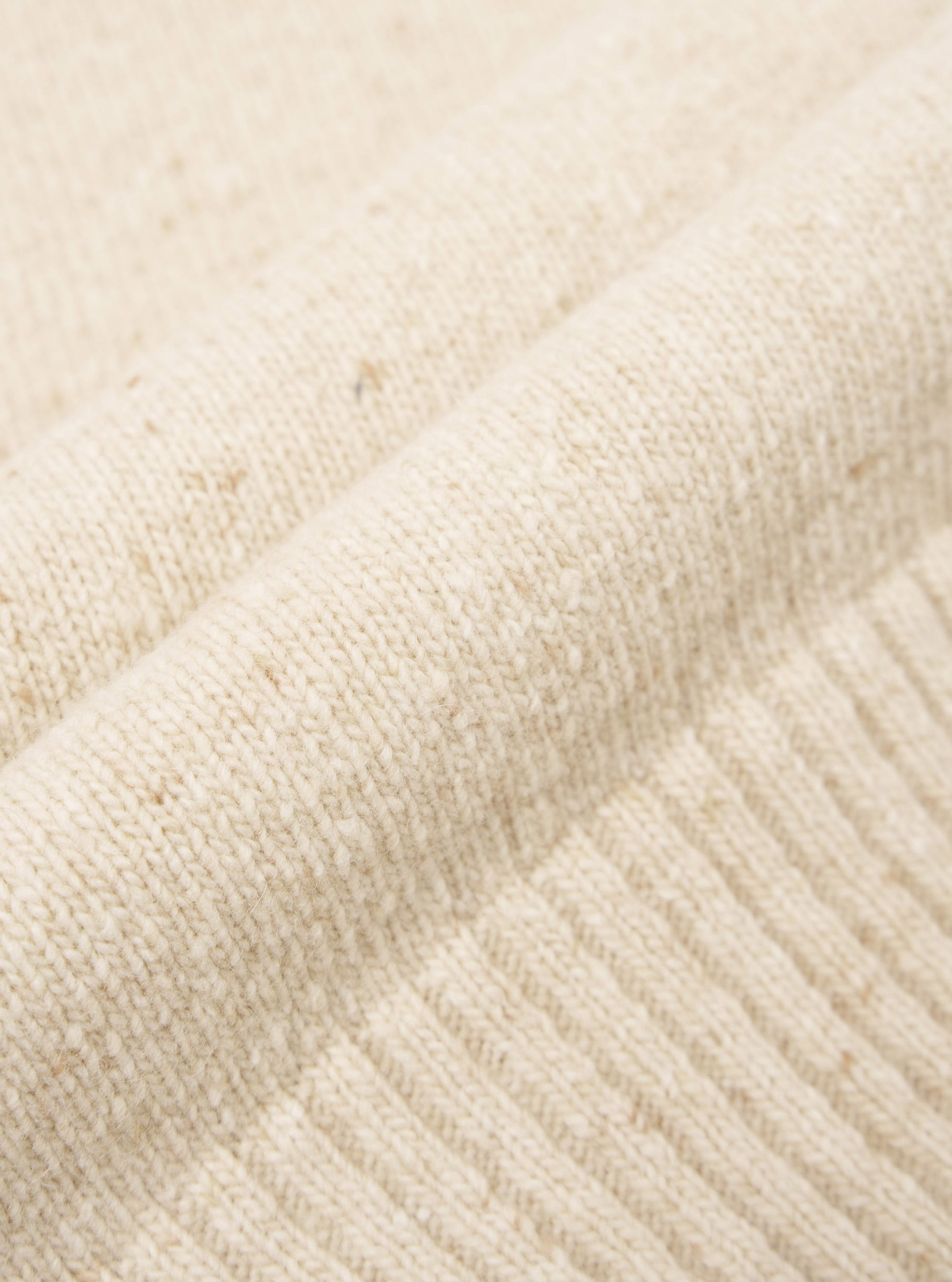 Fawn Wool Fleck Roll Neck