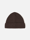 Brown Merino Knit Watch Cap