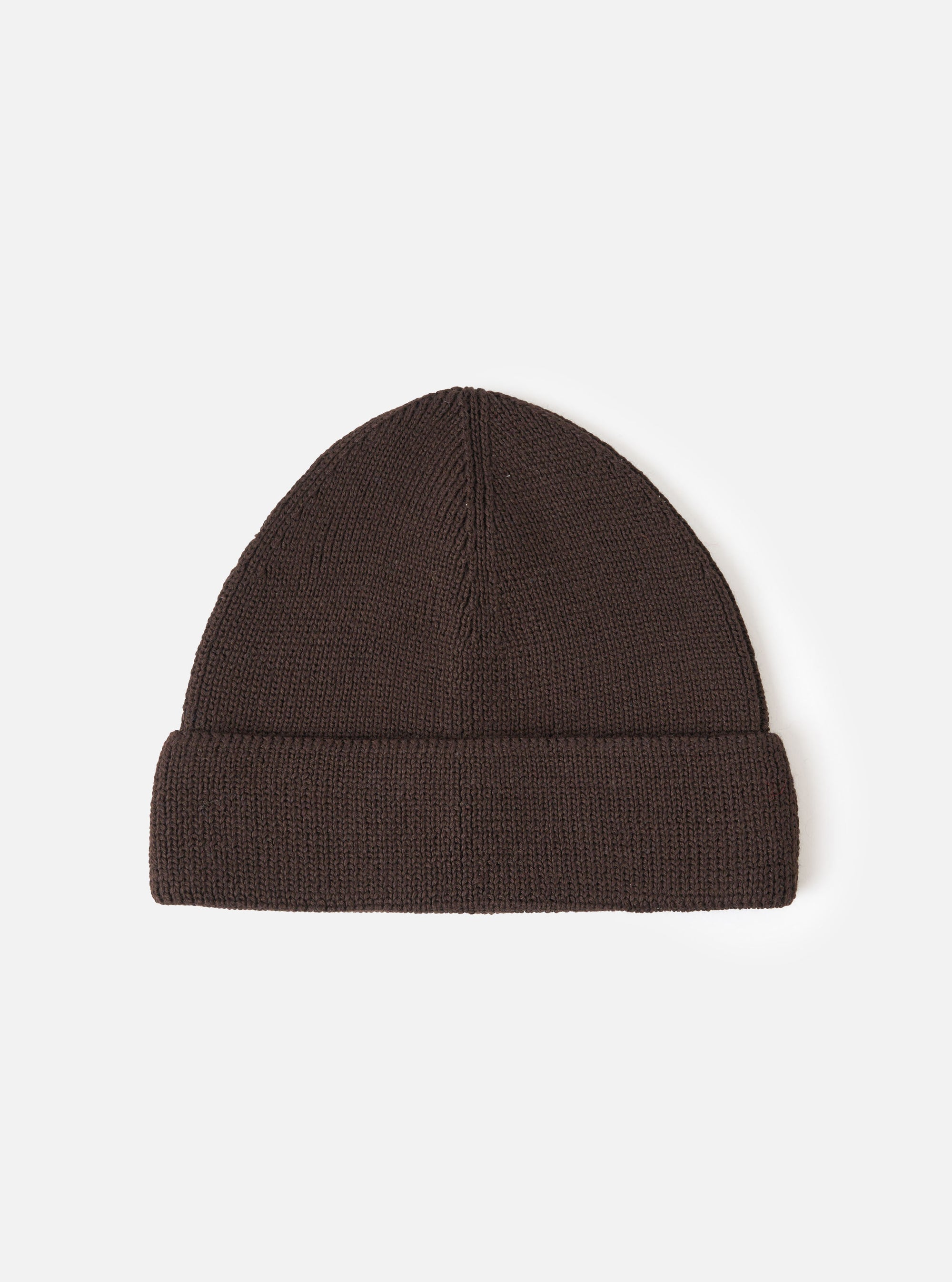 Brown Merino Knit Watch Cap