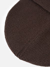 Brown Merino Knit Watch Cap