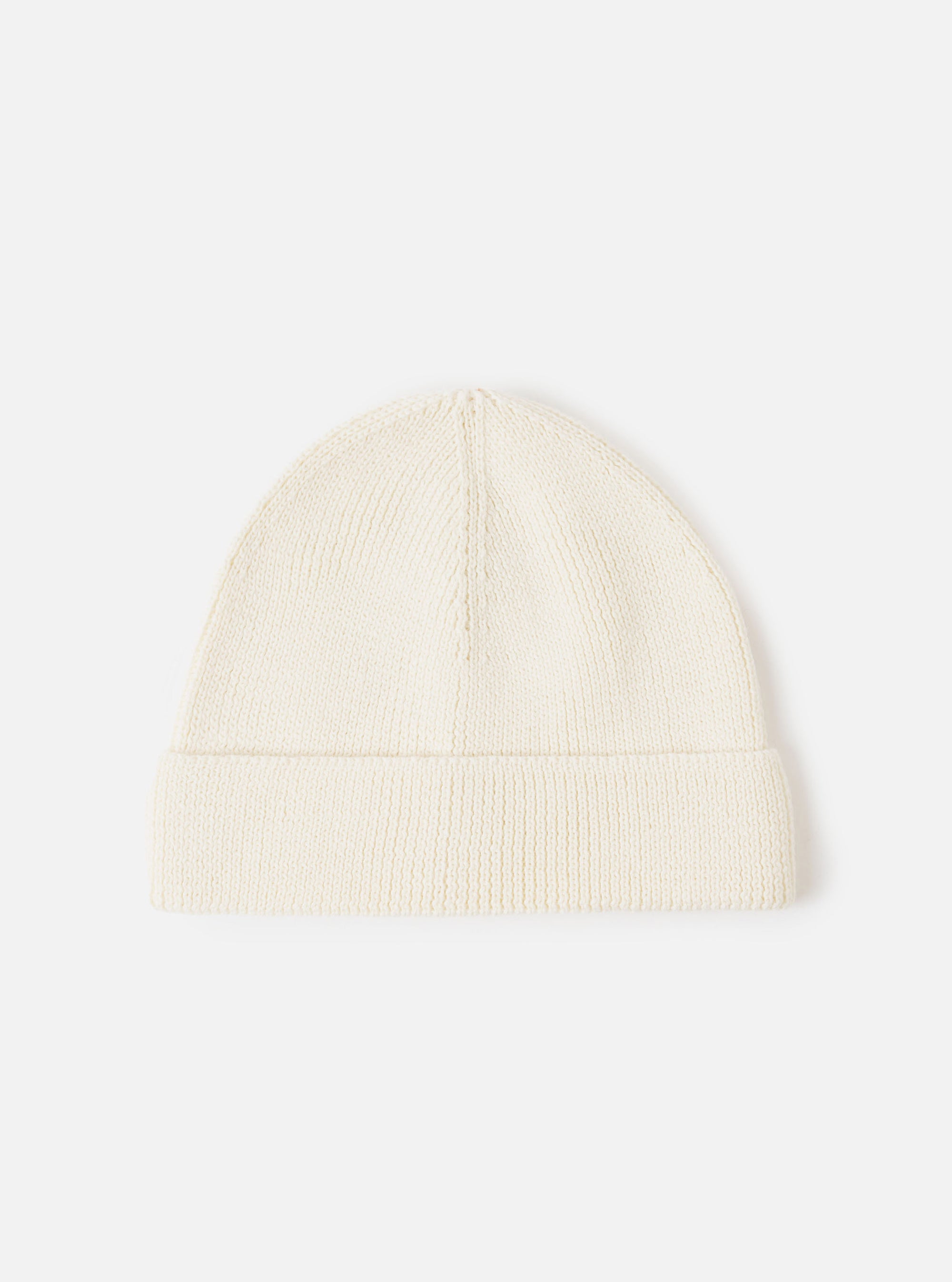 Ecru Merino Knit Watch Cap