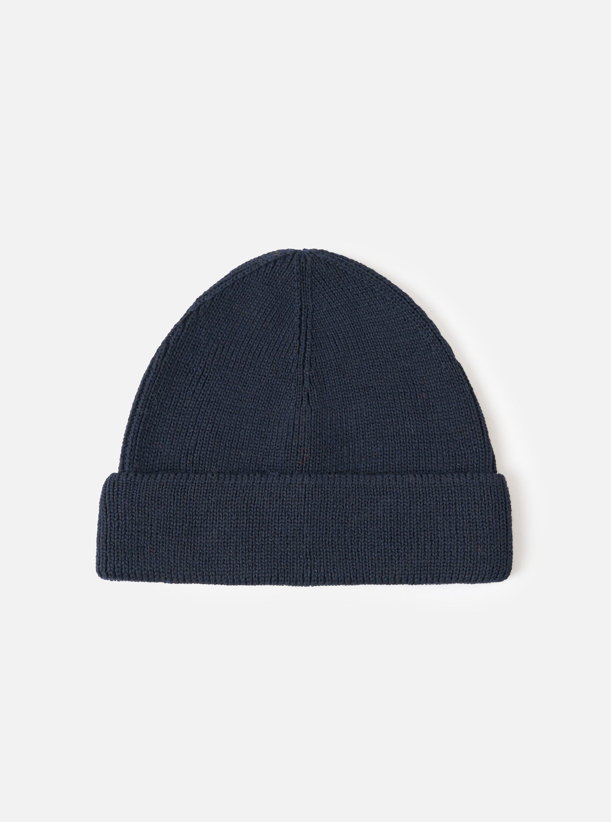 Navy Merino Knit Watch Cap