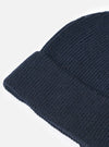 Navy Merino Knit Watch Cap