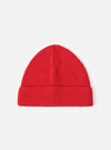 Red Merino Knit Watch Cap