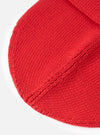 Red Merino Knit Watch Cap