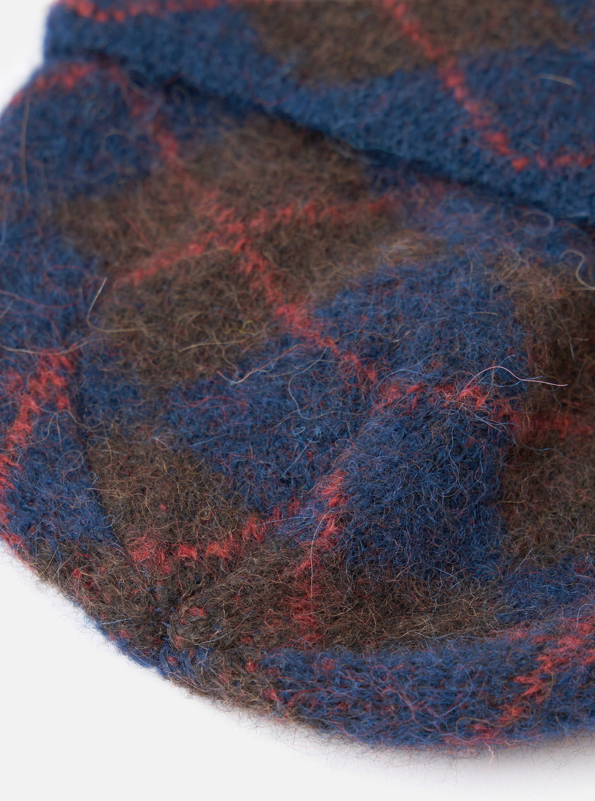 Navy Alpaca Argyle Argyll Hat