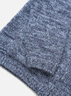 Sky/Navy Lambswool Zip Cardigan