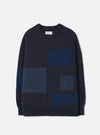 Navy British Wool Lyon Crew