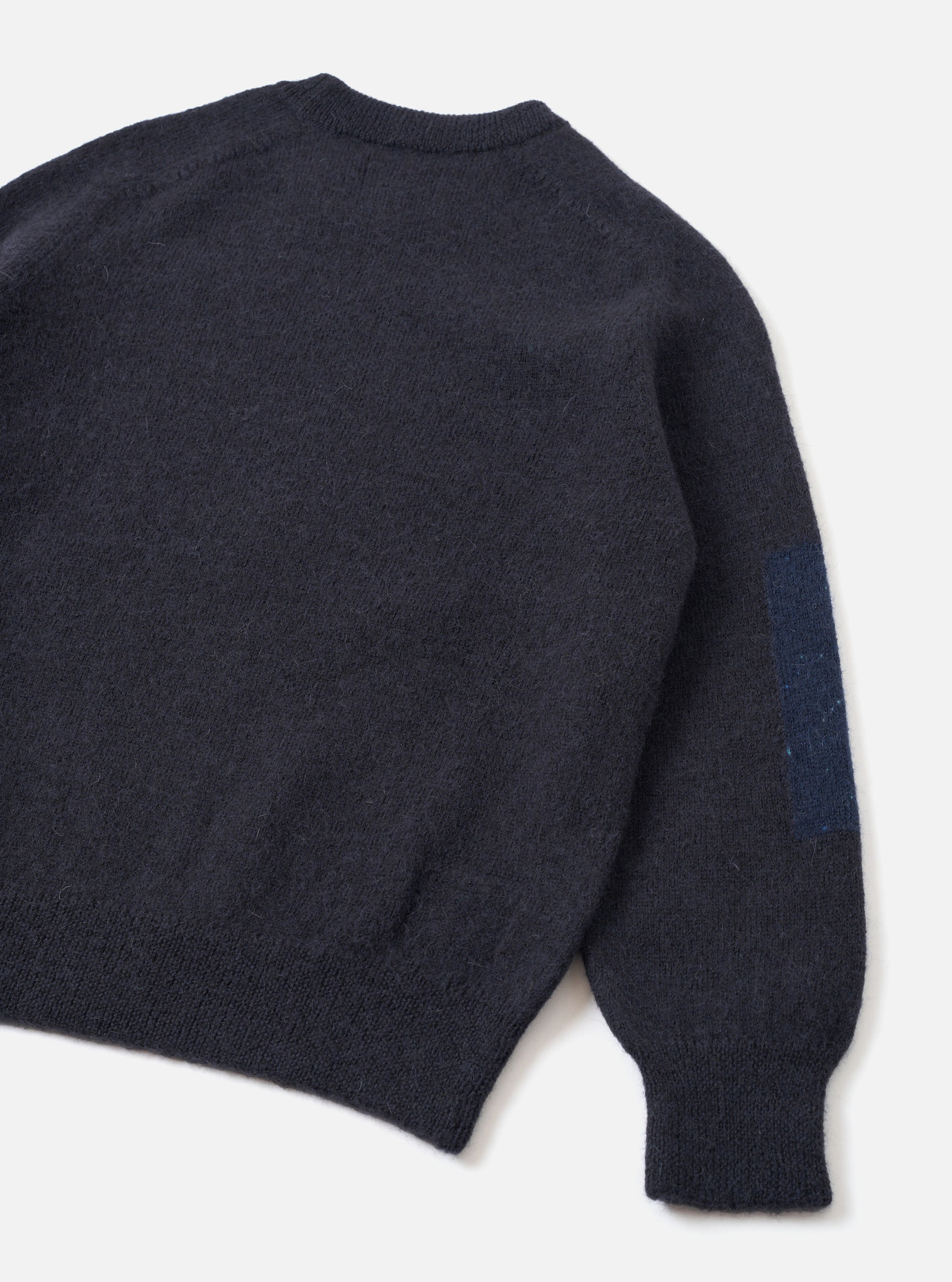 Navy British Wool Lyon Crew