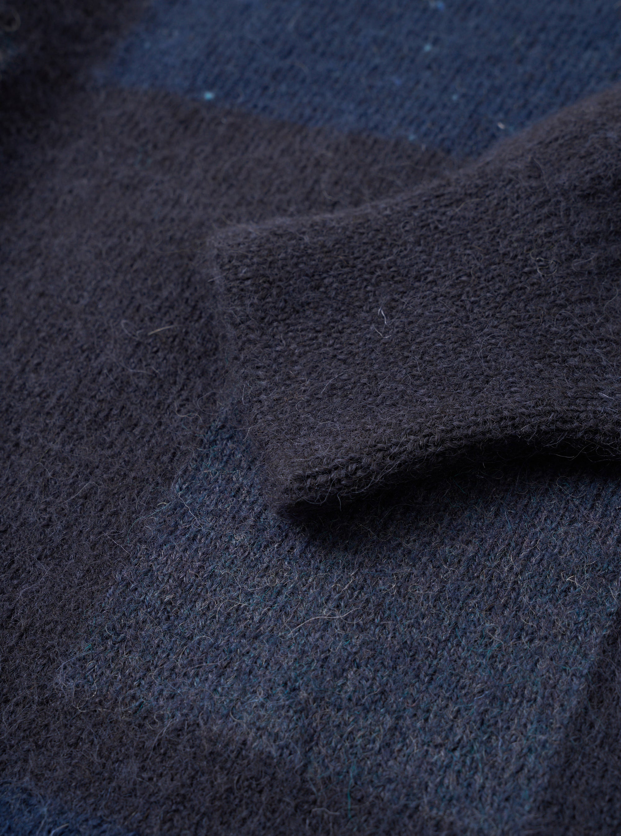 Navy British Wool Lyon Crew