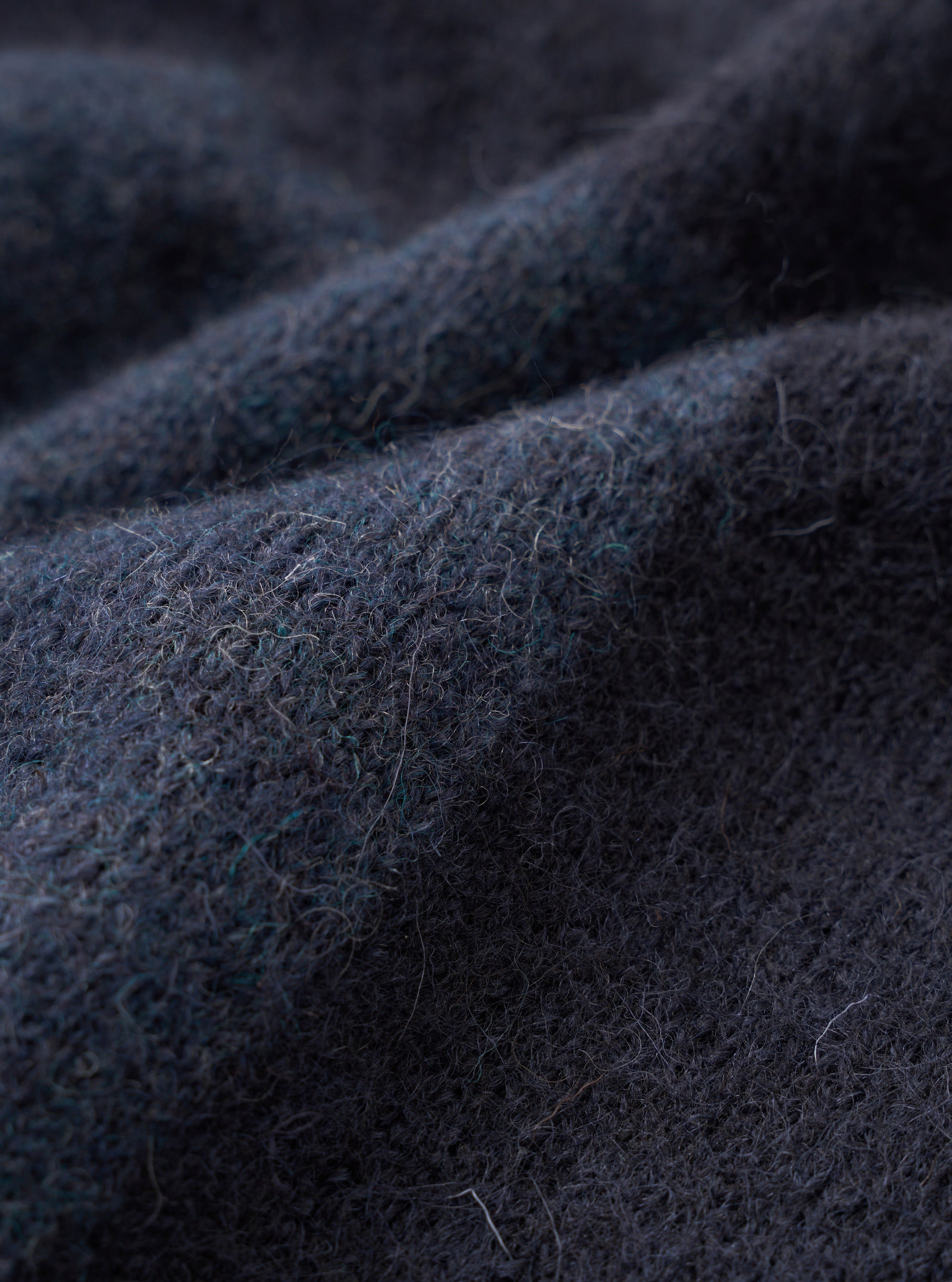 Navy British Wool Lyon Crew