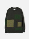 Olive British Wool Lyon Crew