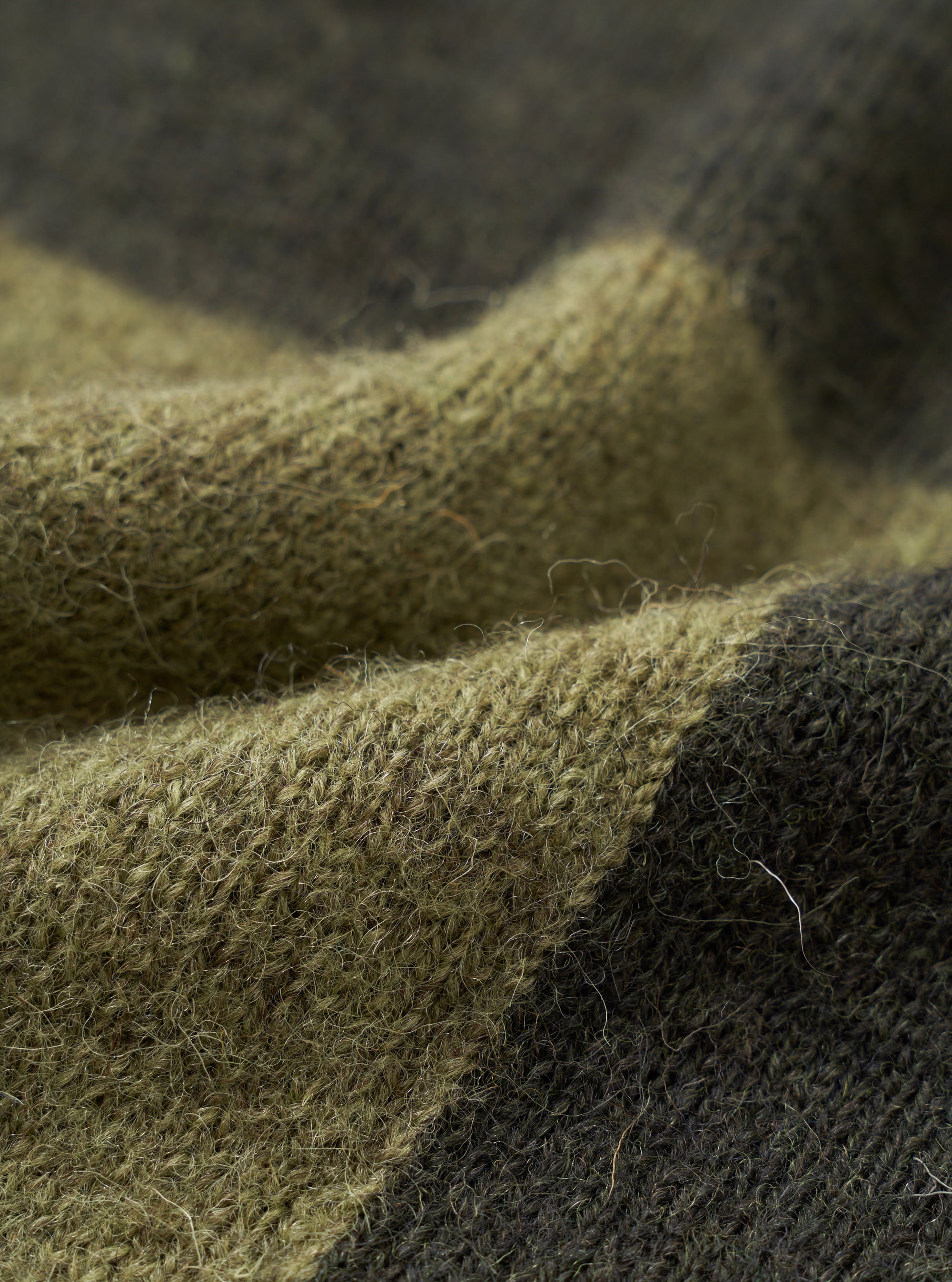Olive British Wool Lyon Crew