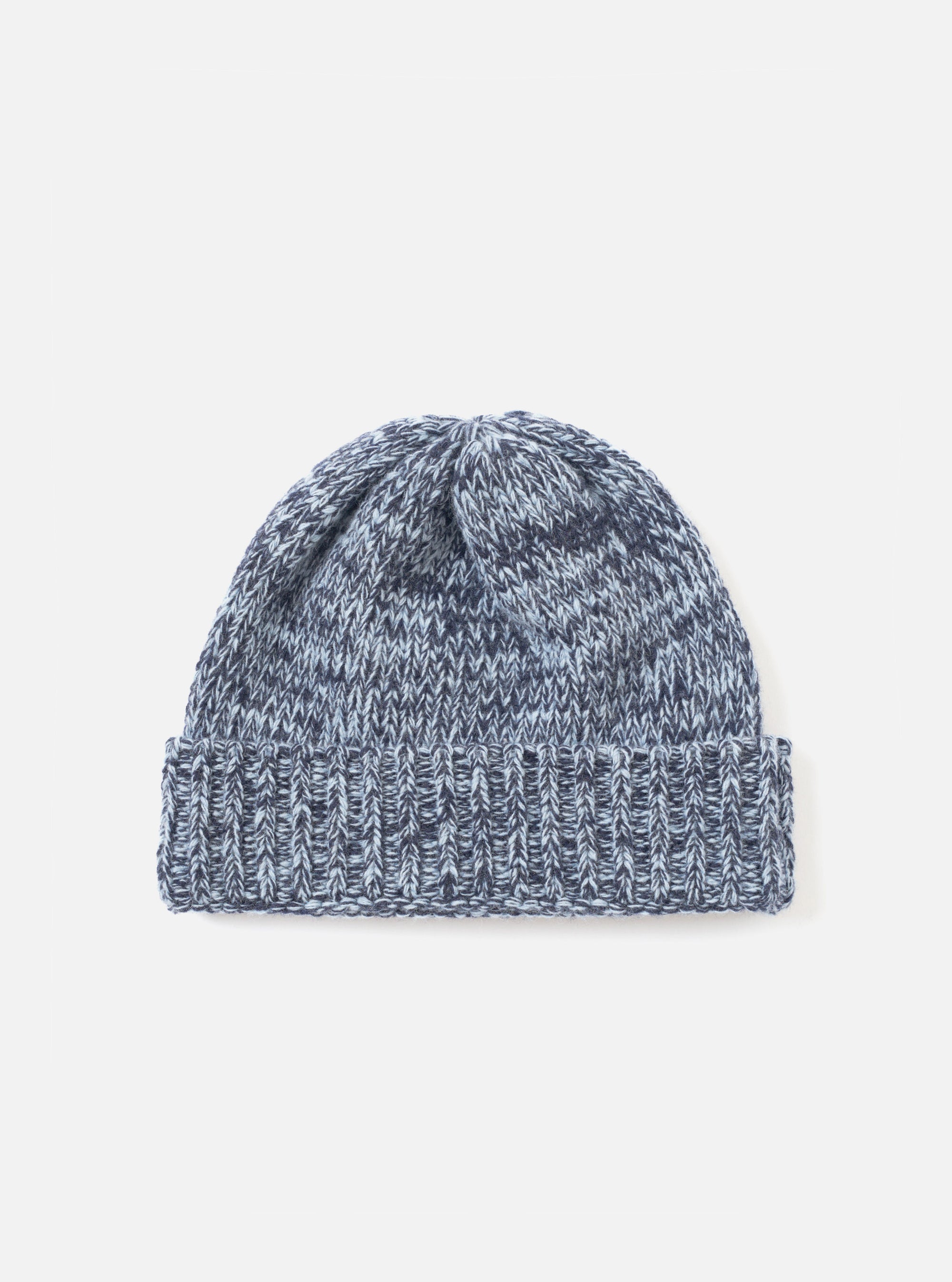 Sky/Navy Lambswool Watch Cap