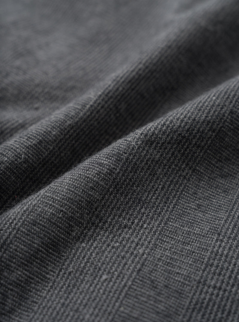 Grey Liverpool Check Three Button Jacket