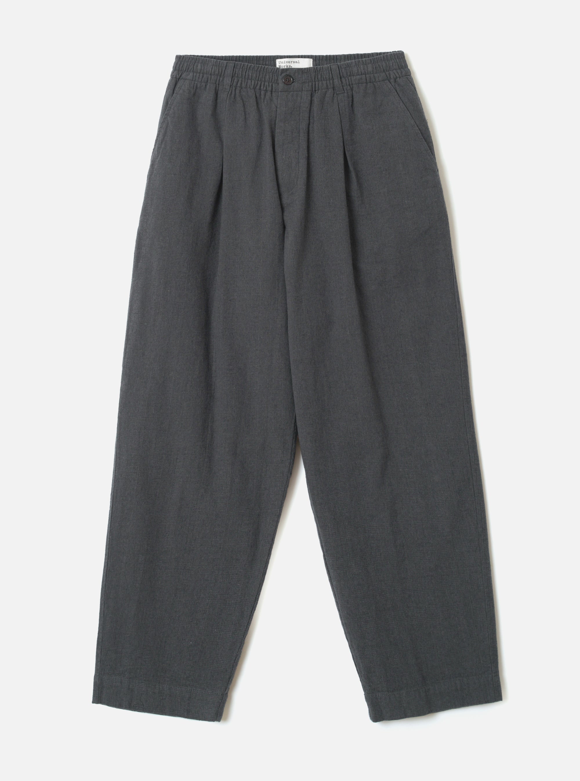 Grey Liverpool Check Oxford Pant