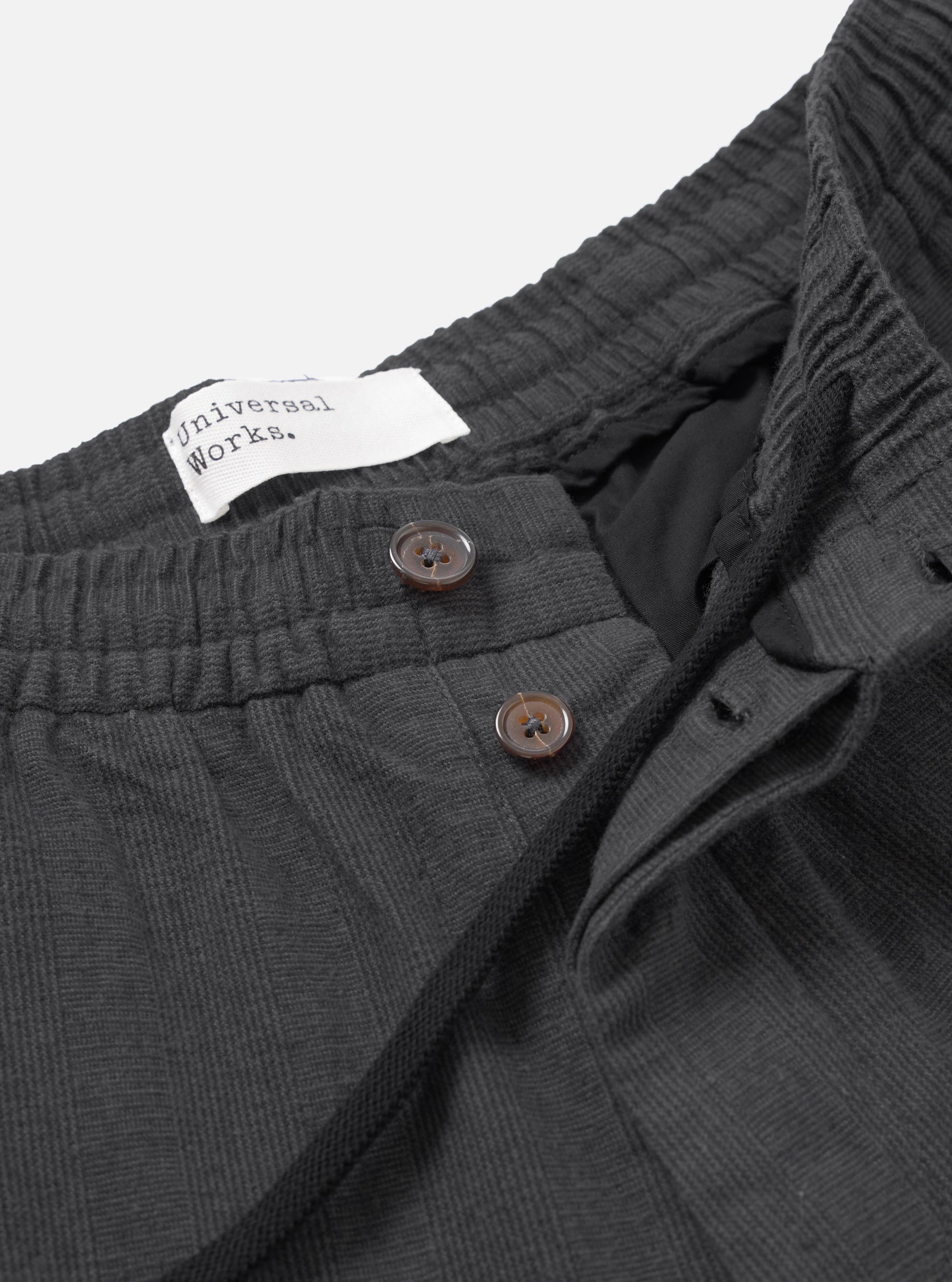 Grey Liverpool Check Oxford Pant
