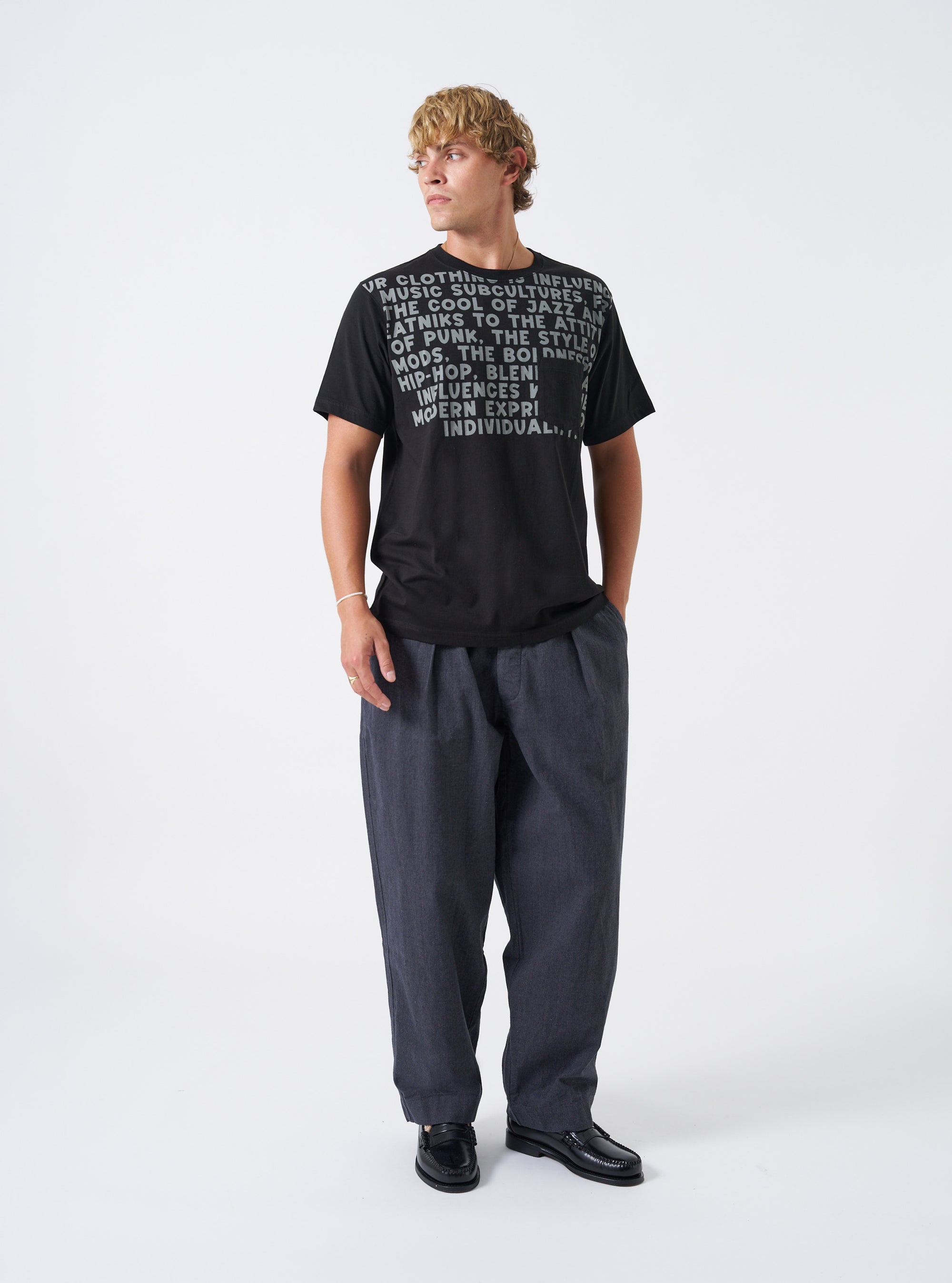 Grey Liverpool Check Oxford Pant