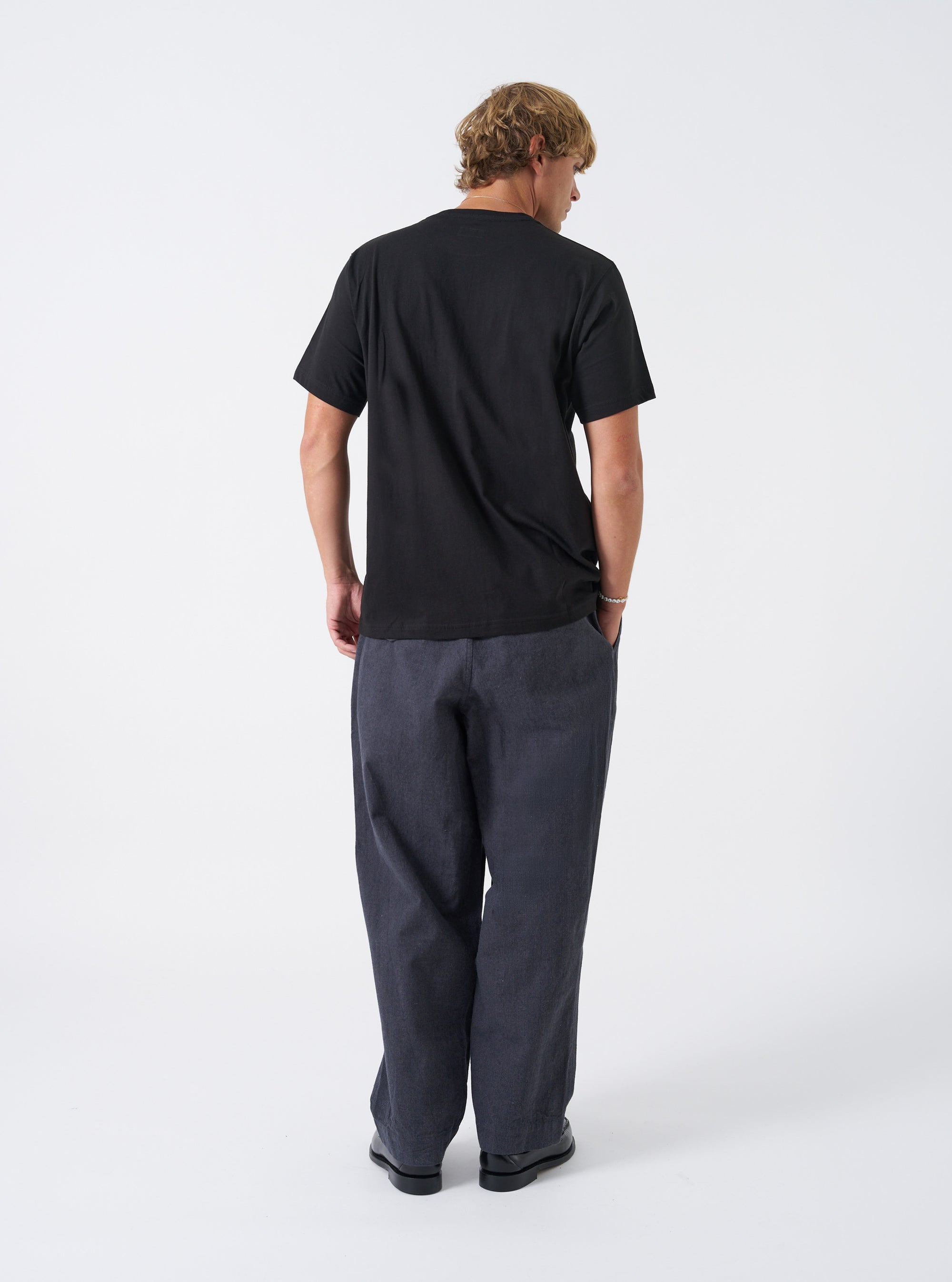 Grey Liverpool Check Oxford Pant