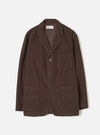 Cacao Cord Three Button Jacket