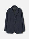 Dark Navy Dublin Wool Mix Two Button Jacket