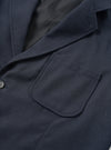 Dark Navy Dublin Wool Mix Two Button Jacket