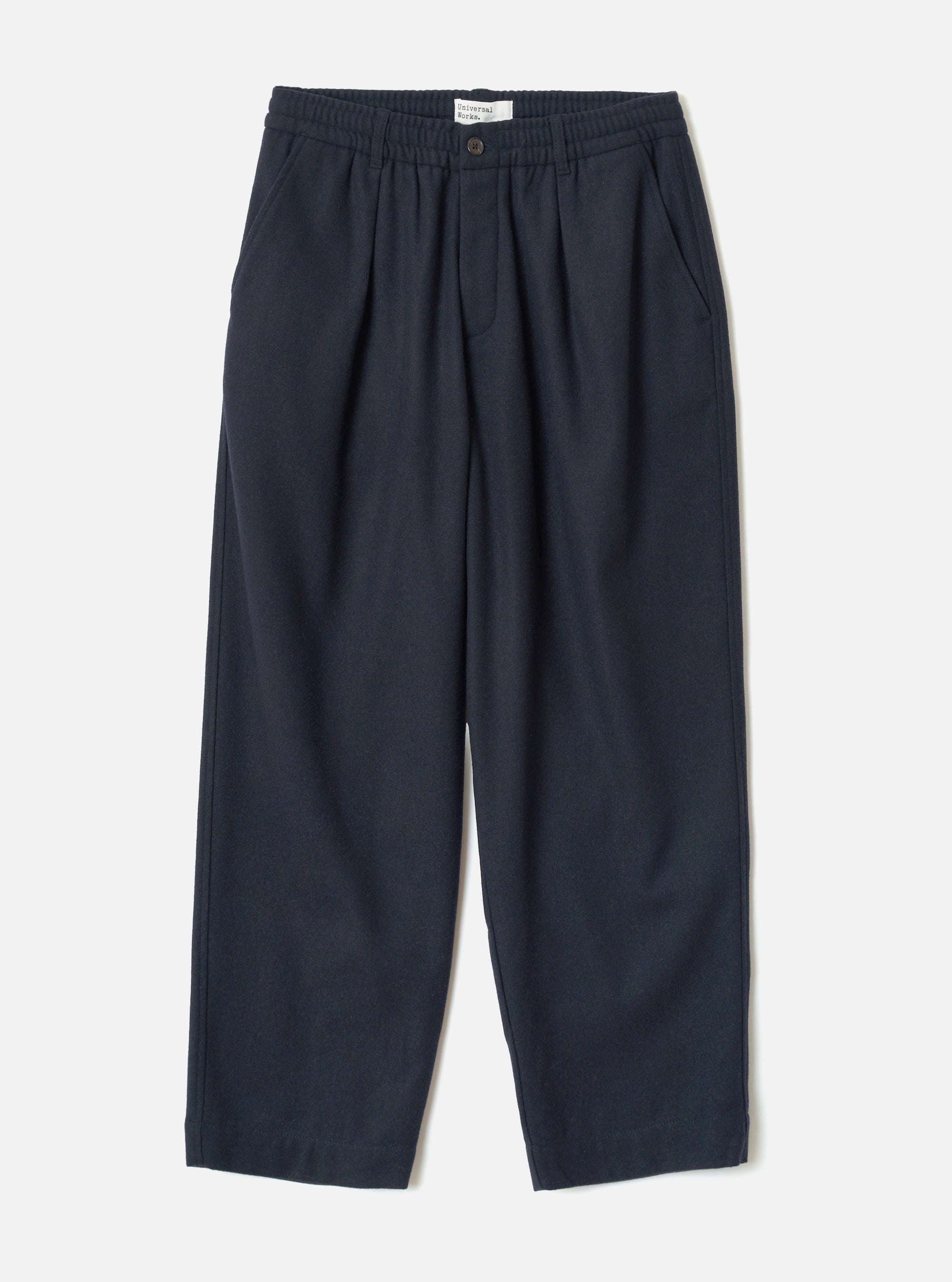 Dark Navy Dublin Wool Mix Oxford Pant