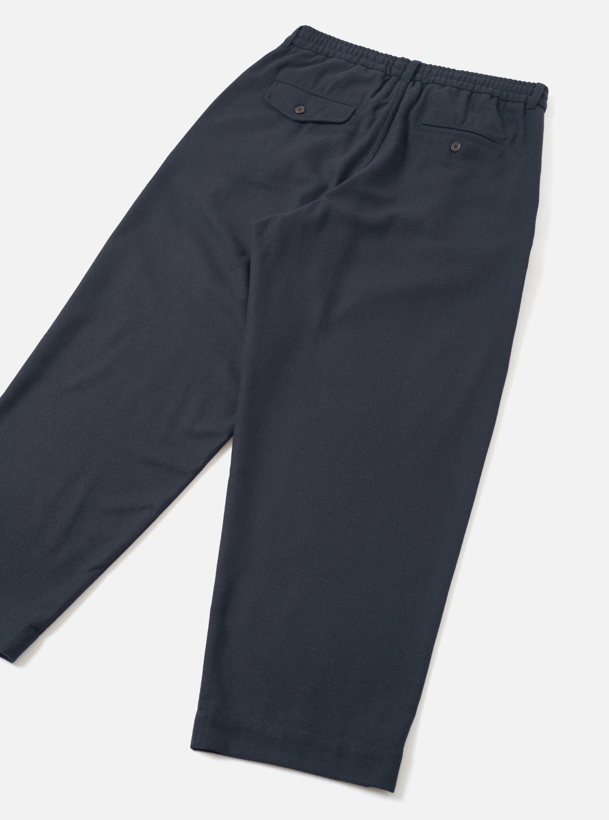 Dark Navy Dublin Wool Mix Oxford Pant