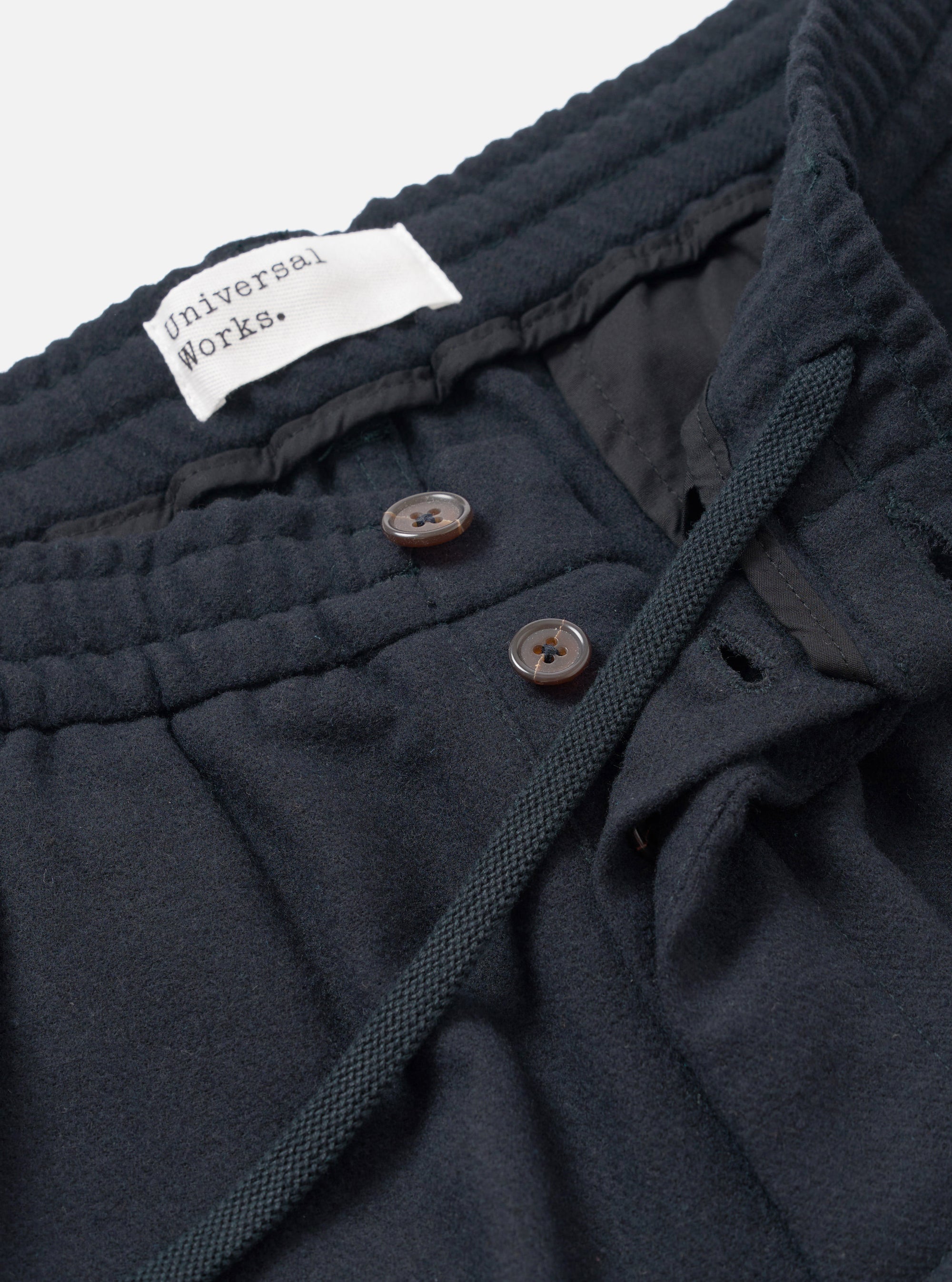Dark Navy Dublin Wool Mix Oxford Pant