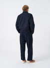 Dark Navy Dublin Wool Mix Rose Bowl Jacket