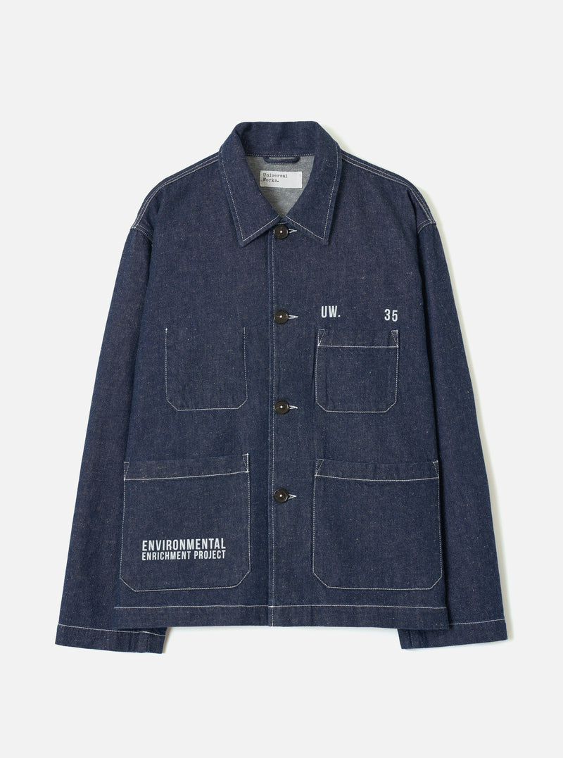 Indigo Future Denim Patch Ives Jacket