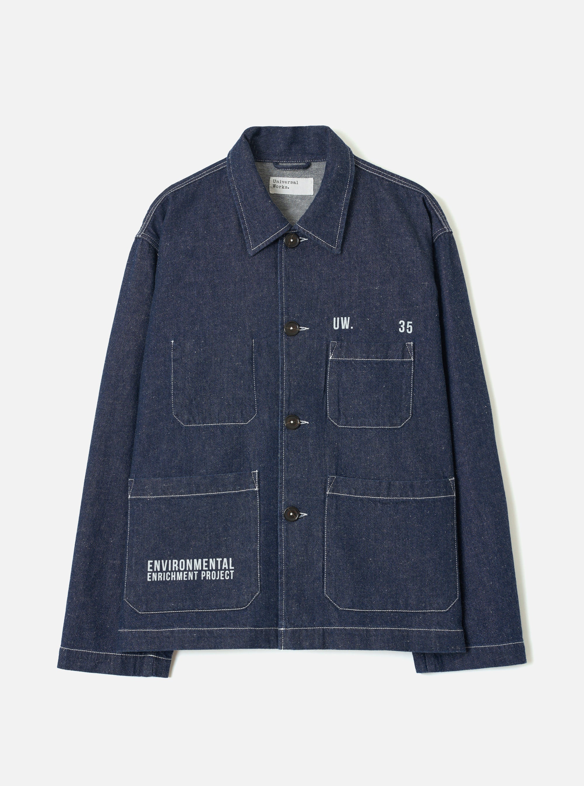 Indigo Future Denim Patch Ives Jacket