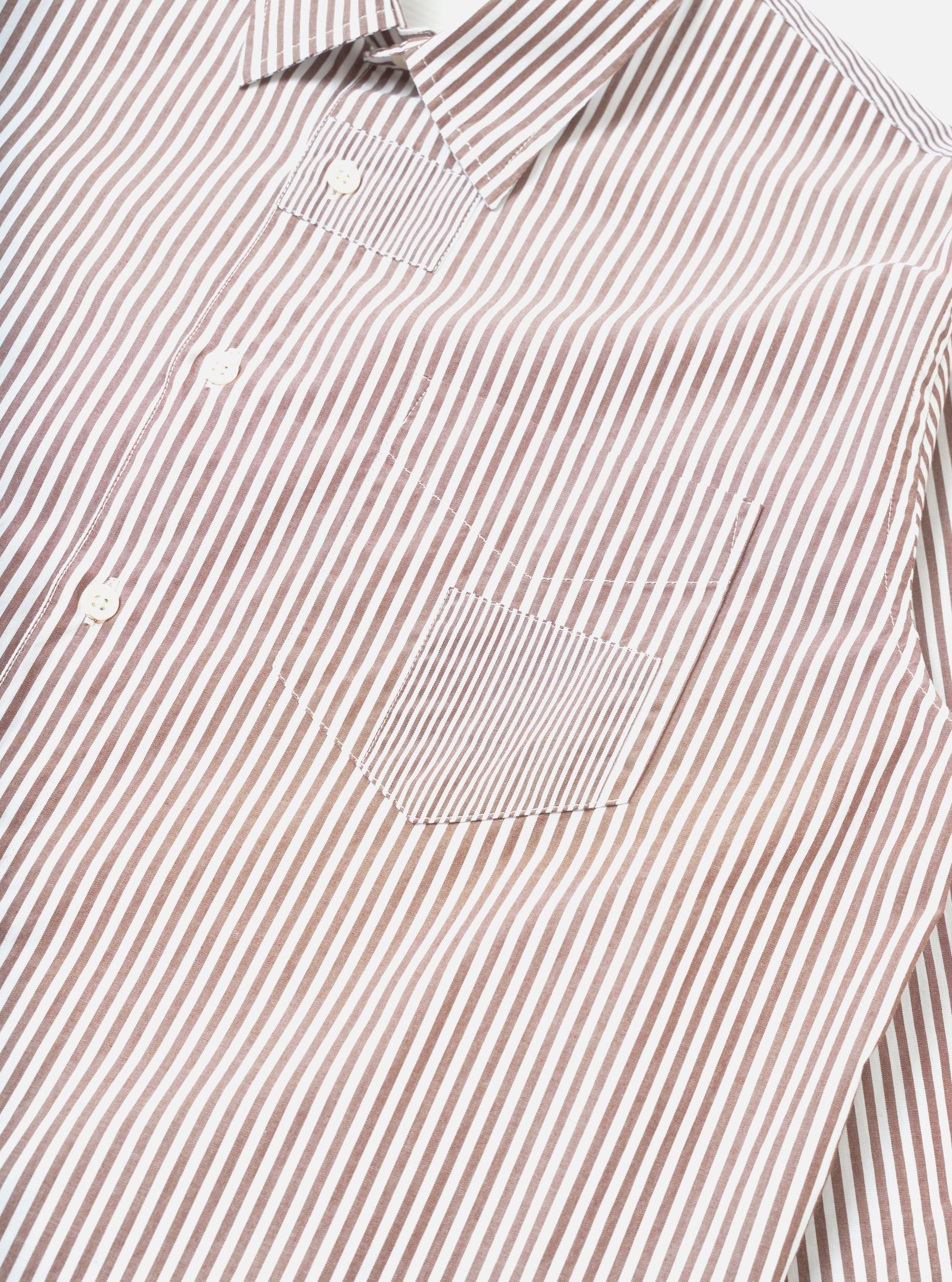 Brown Queens Cotton Patched Shirt
