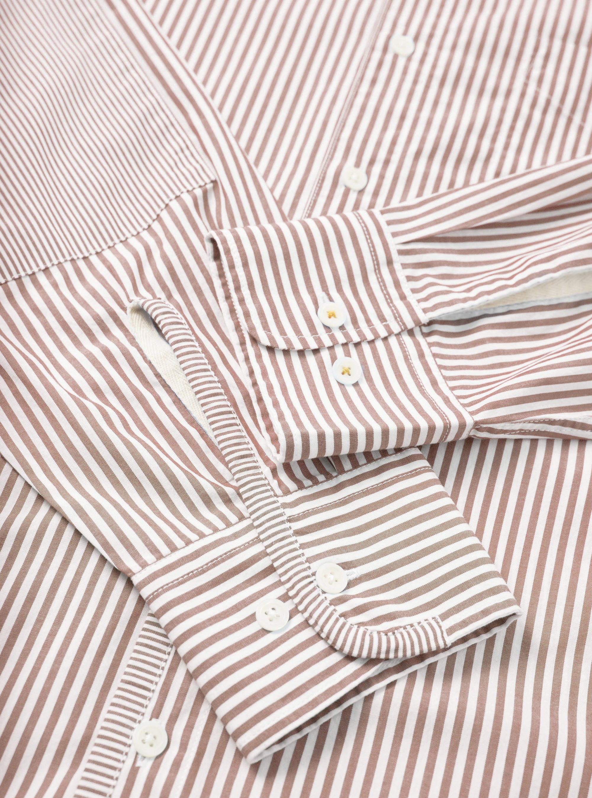 Brown Queens Cotton Patched Shirt