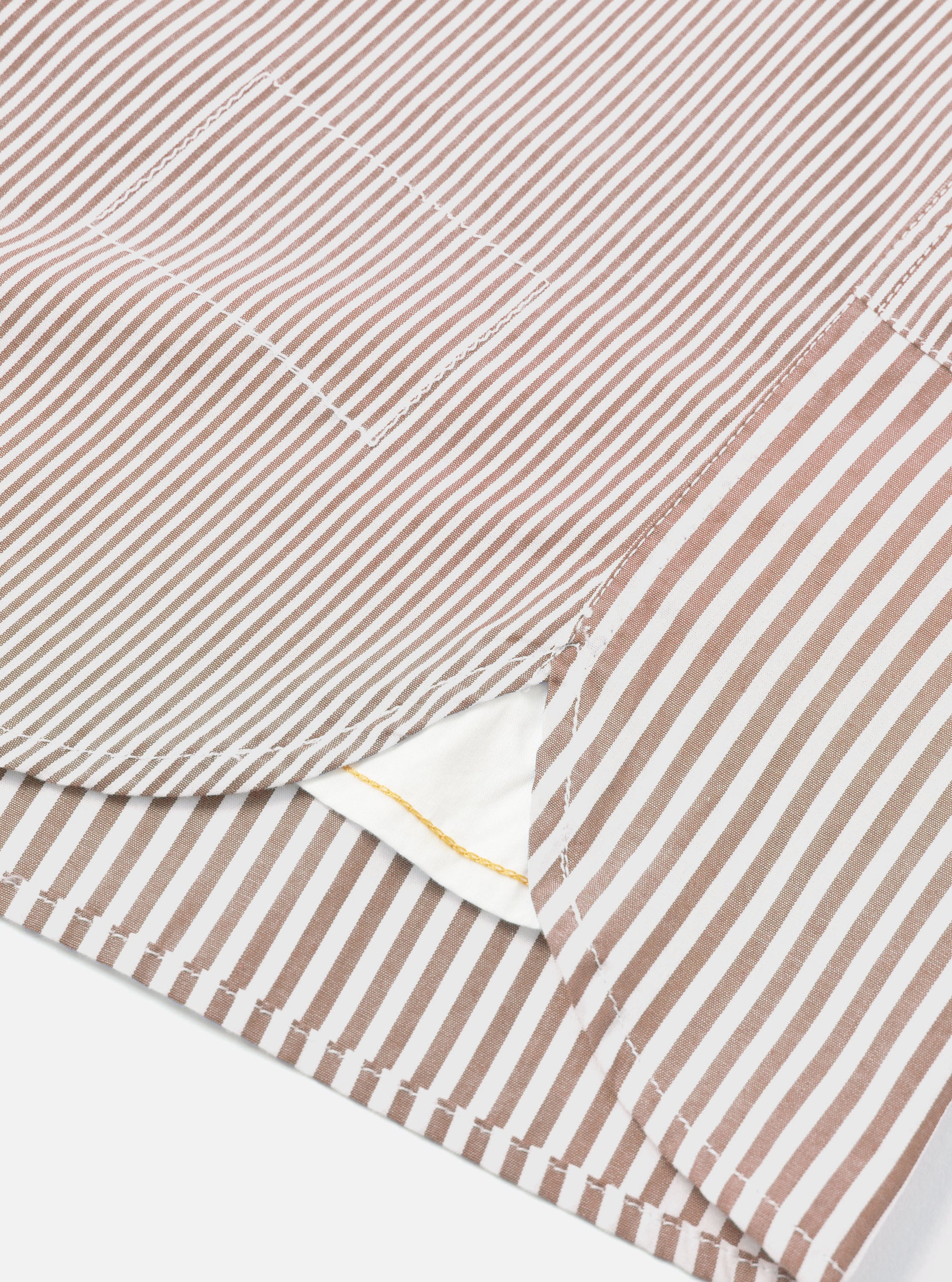 Brown Queens Cotton Patched Shirt