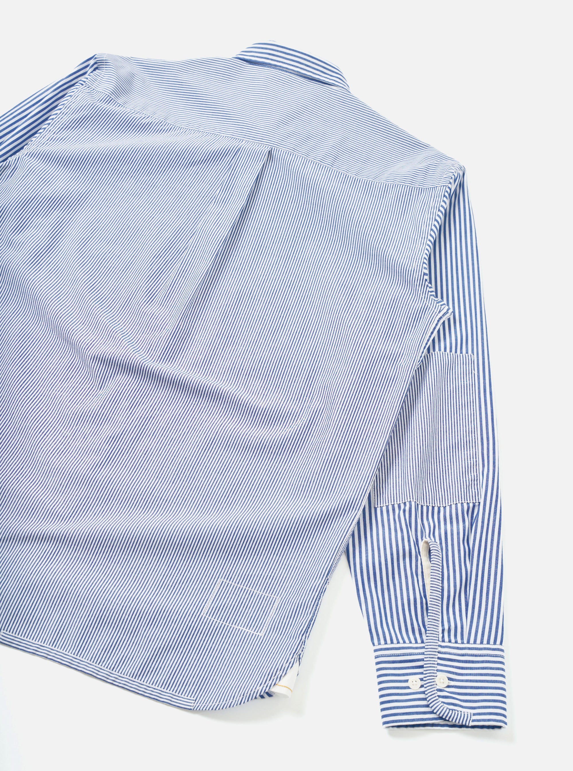 Navy Queens Cotton Patched Shirt