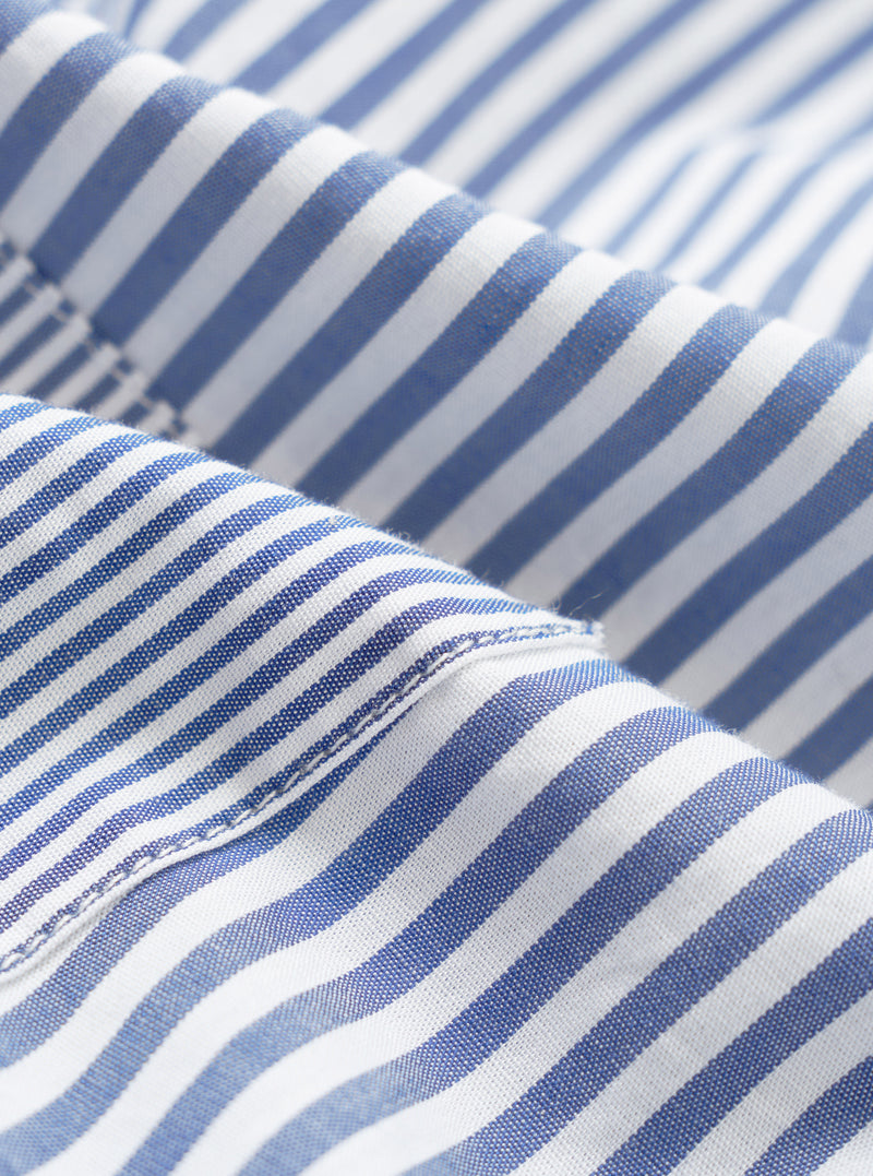 Navy Queens Cotton Patched Shirt