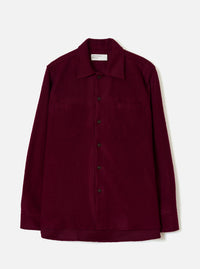 Dark Red Dam Marl Work Shirt