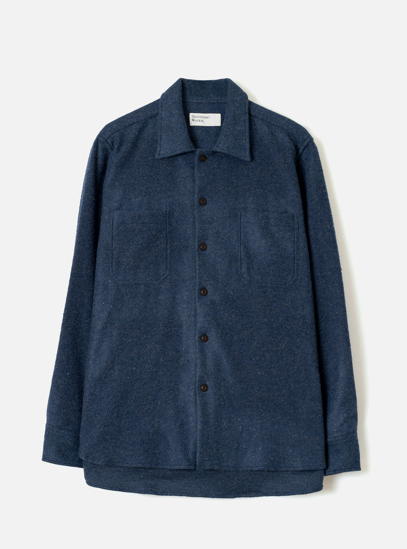 Navy Dam Marl Work Shirt