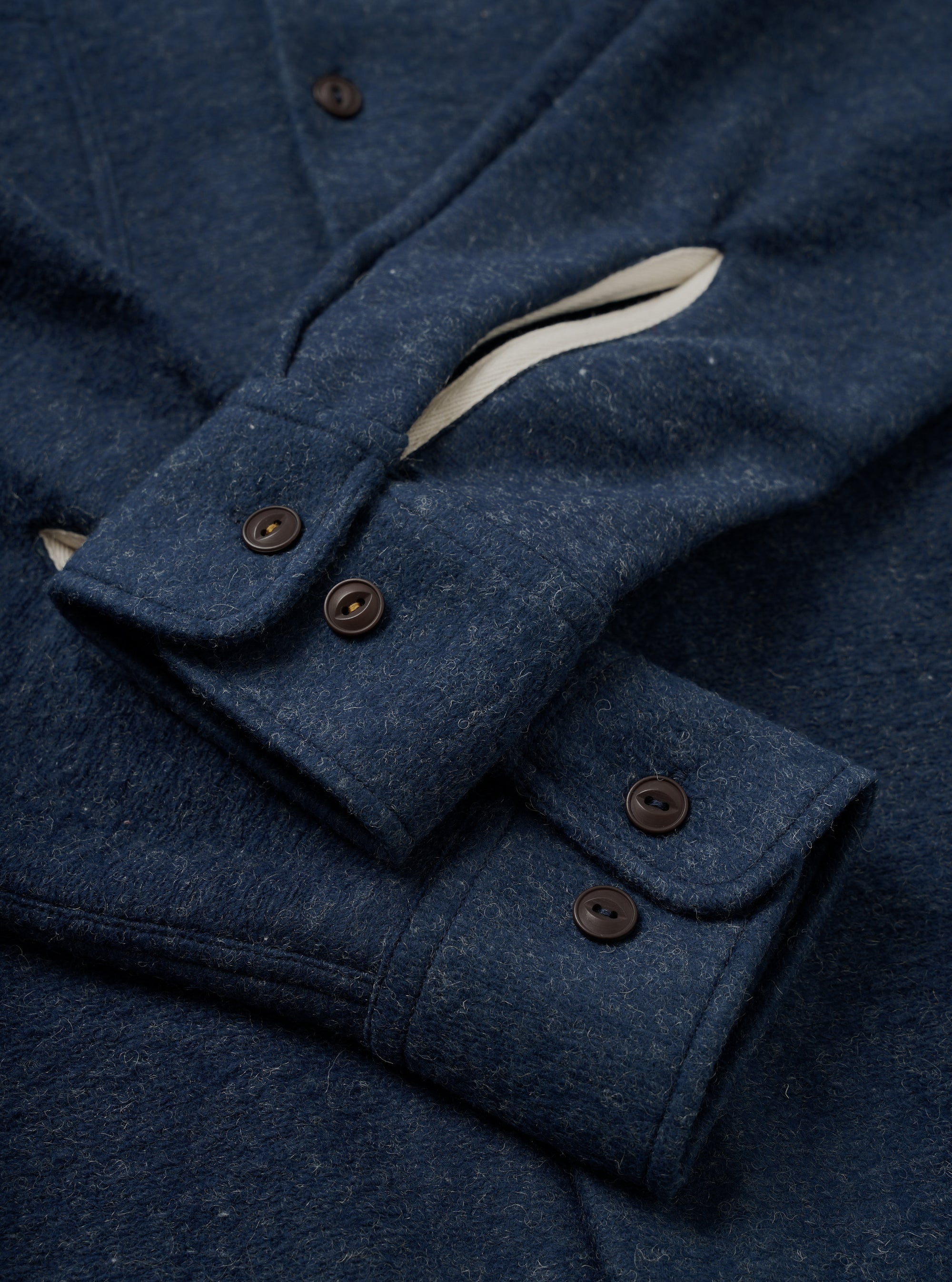 Navy Dam Marl Work Shirt