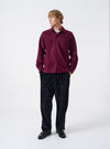 Dark Red Dam Marl Work Shirt