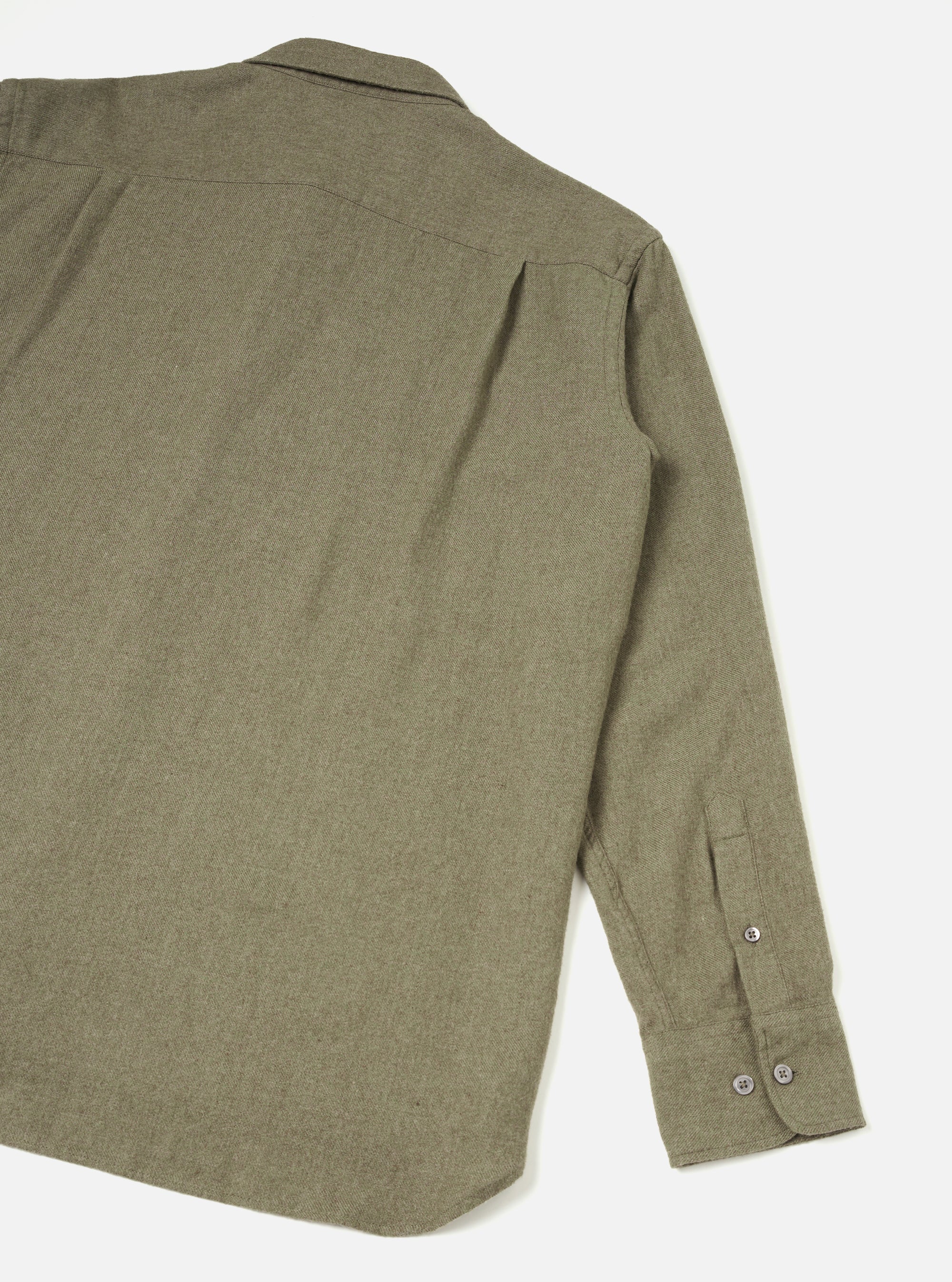 Olive Monty Cotton Tencel Standard Shirt