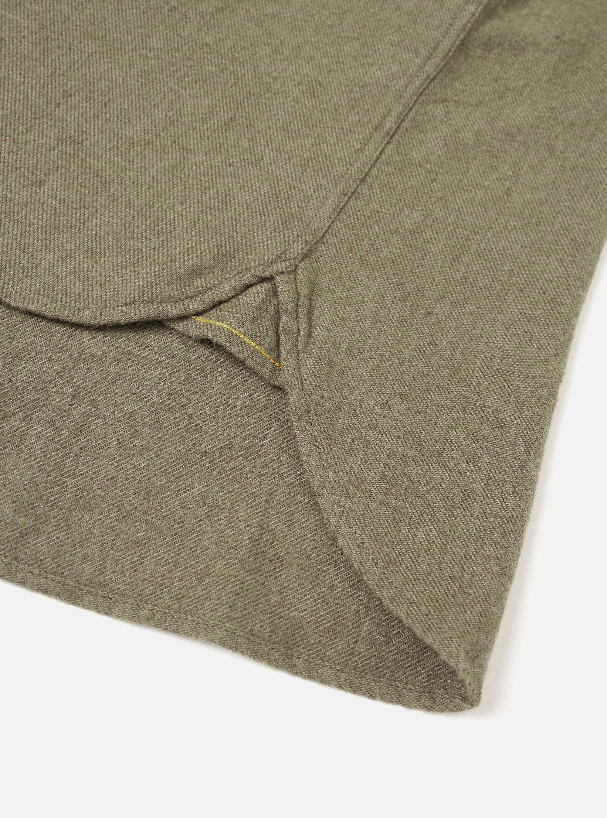 Olive Monty Cotton Tencel Standard Shirt