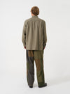 Olive Monty Cotton Tencel Standard Shirt