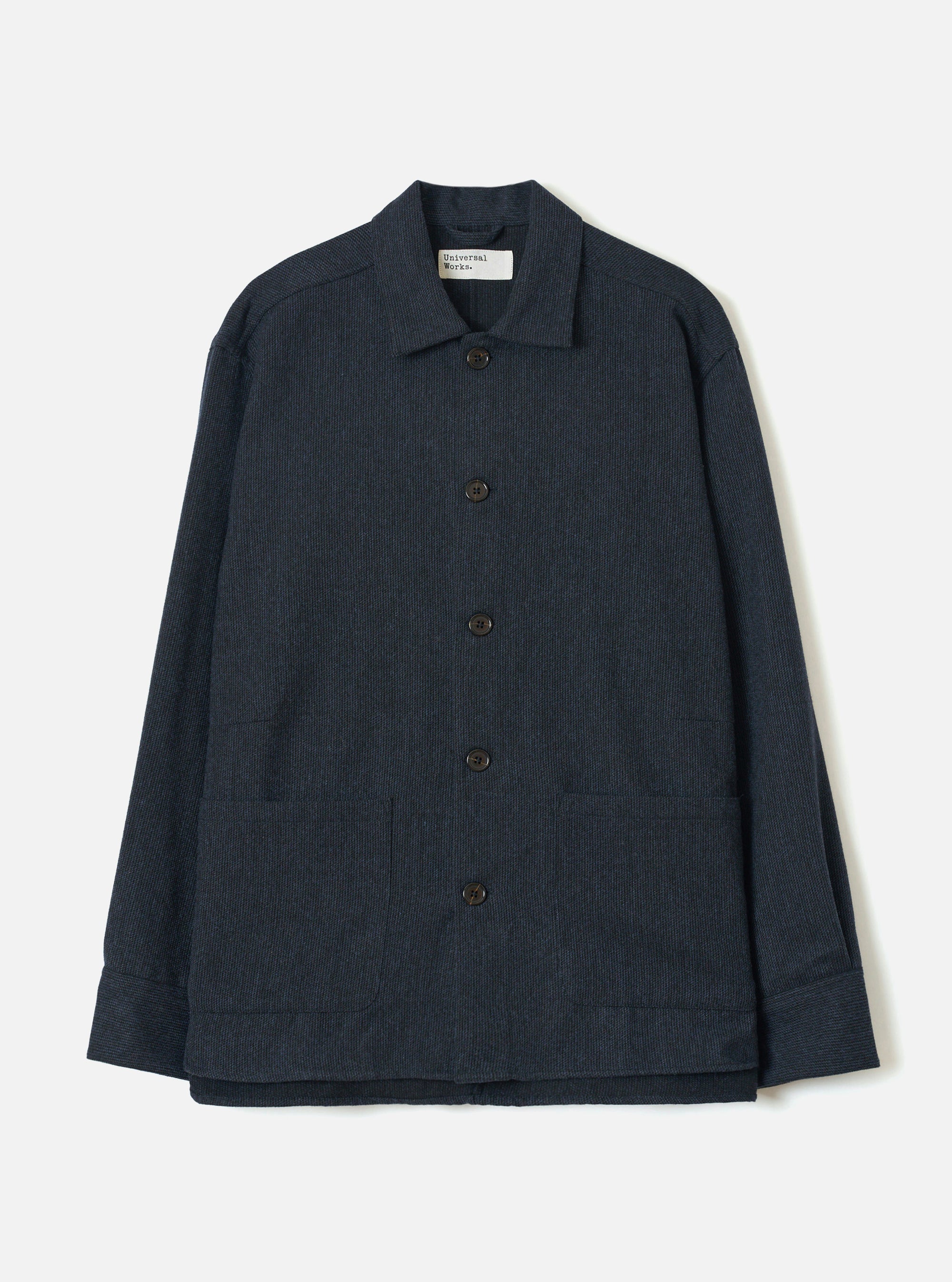 Navy Airline Flannel Travail Overshirt