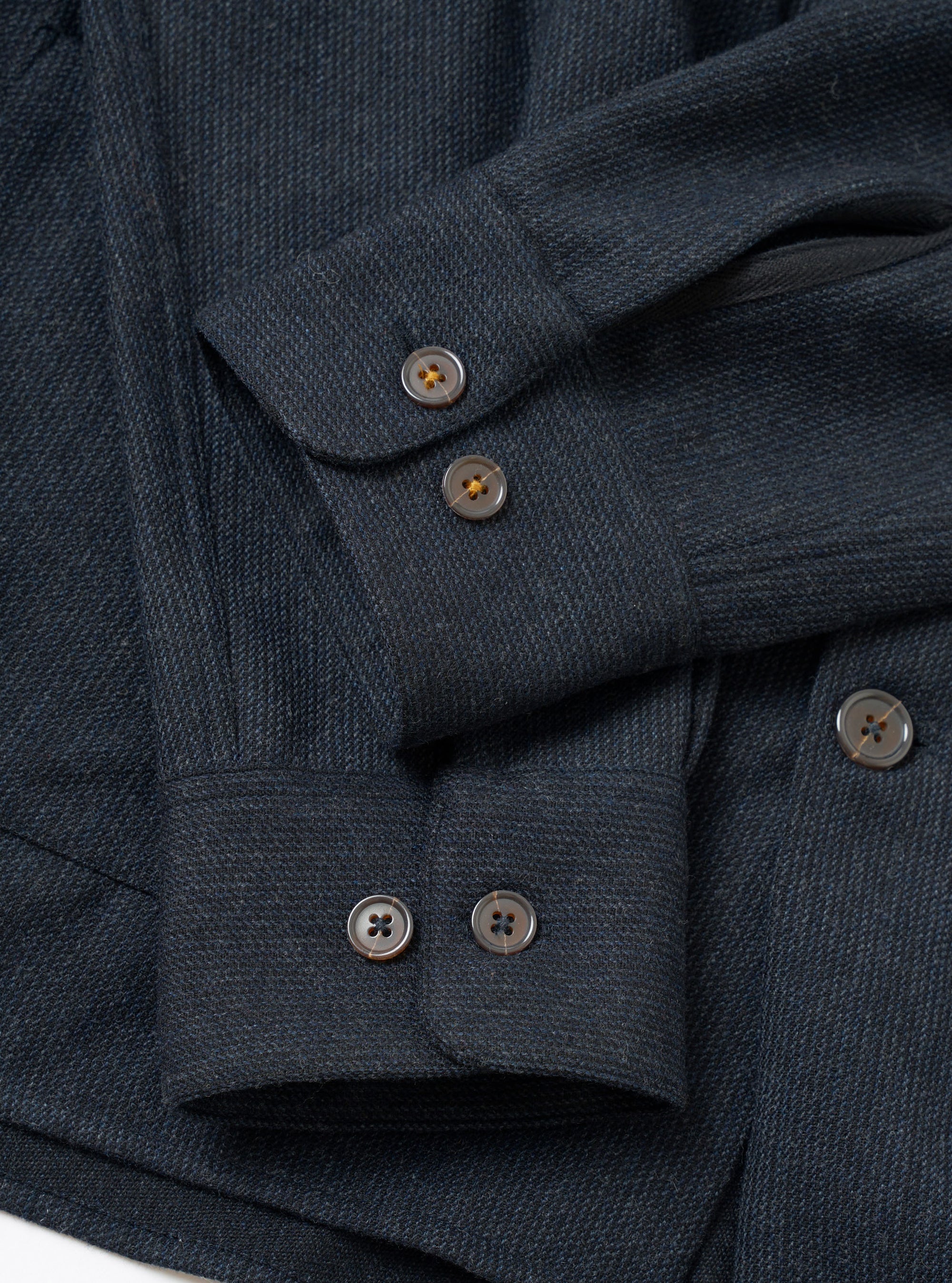 Navy Airline Flannel Travail Overshirt