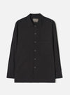 Black Slub Shirting Fatigue Shirt