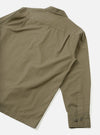 Olive Slub Shirting Fatigue Shirt