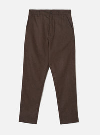 Brown Recycled Italian Tweed Military Chino