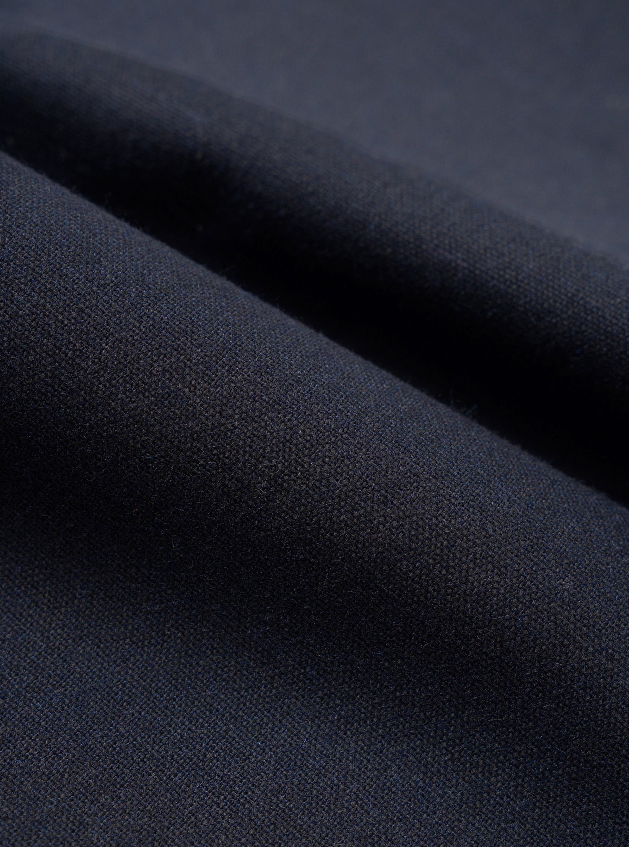 Navy Recycled Italian Tweed Military Chino